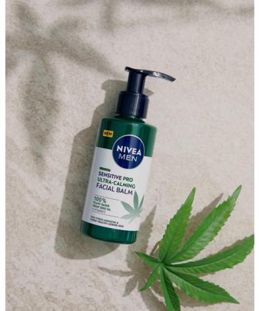 NIVEA MEN Sensitive Pro Baume visage ultra apaisant (150 ml) baume apr s-rasage enrichi en huile de graines de chanvre et vitamine E pour un soin du visage minimisant le stress 150 ml (Lot de 1) - Buy Online on GoSupps.com