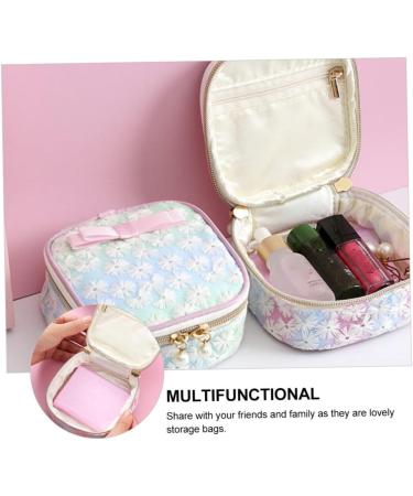 Lurrose 2pcs Yarn Thorn Hygiene Bag - Cute Mini Makeup Travel Wallet & Sanitary Napkin Storage Pouch - Buy Online on GoSupps.com
