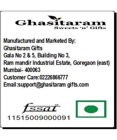 Ghasitaram Gifts Lohri Gifts Peanut Chikki 600 GMS - Buy Online on GoSupps.com