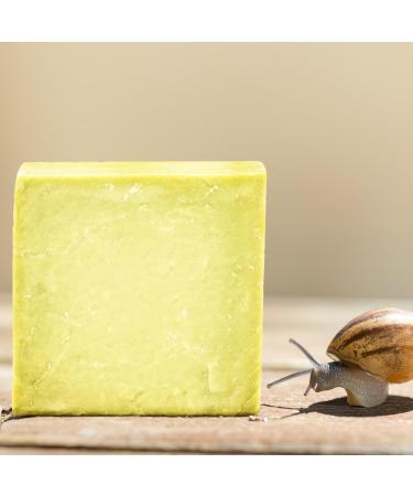 Cielche Handmade Snail Soap Bar 150 gr Hyaluronic Acid Glycoprotein Glycolic Acid Skin Regeneration Anti-Aging Vitamin E Acne Treatment - Buy Online on GoSupps.com