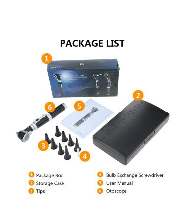 Bysameyee Mini Ear Otoscope | LED Light | Magnification Diagnostic Tool for Ear Health | Ideal for Doctors, Nurses, Adults, Kids, Babies, Elderly, Pets - Buy Online on GoSupps.com