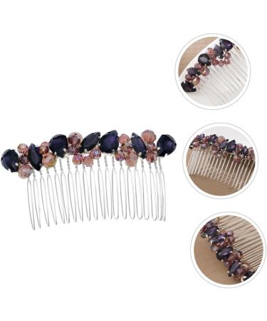 Ipetboom hairpin comb headband the photo comb diamond Glass wild European and American wedding hair pearl hair side comb hair accessories wedding hair comb prom Wedding dress hair - Buy Online on GoSupps.com