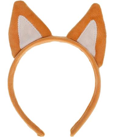 Sibba Shepherd Dog Headband Cute Hat Ears Hairband Animal Caps Headwear Soft Headpieces Costumes Hair Accessories Women Hair Band for Makeup Spa Gifts Cosplay Washing Party(Yellowish brown) - Buy Online on GoSupps.com
