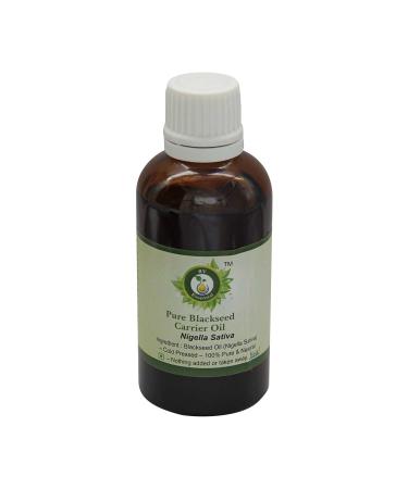 R V Essential Black Seed Oil | Nigella Sativa | Blackseed Oil | Cold Pressed | for Face, Skin Care, Hair Care, Scalp Massage, Body Massage | 100% Pure Natural | 15ml | 0.507oz 0.51 Fl Oz (Pack of 1)
