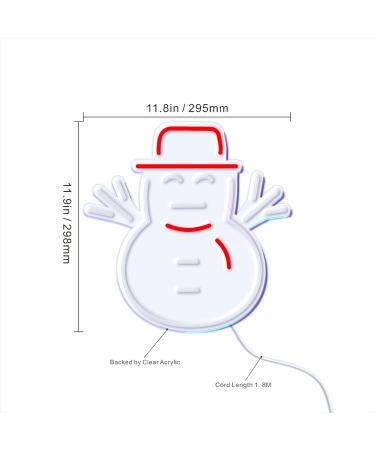 Buy Snowman Flex Silicone LED Neon Sign - White & Purple Dual Color | ST16S33-FNU0107-WP - Perfect for Decor & Gifts - International Shipping Available - Buy Online on GoSupps.com