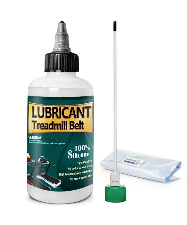 SEKODAY Silicone Treadnmill Belt Lubricants/Lubes | 4.2 Ounce, High Temperature Resistant and Stable Lubricant,with Hard Application Tubes and Precision Screw Caps for Easy Use 4.2 Ounce / 1 Bottle