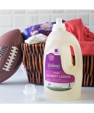 Biokleen Laundry Detergent Liquid - Eco-Friendly Non-Toxic Plant-Based 64 Fl Oz (Pack of 6) | Concentrated & Fragrance-Free - Buy Online on GoSupps.com