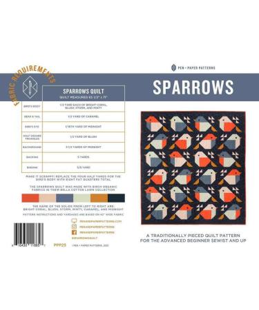 Sparrows Quilt Pattern Set: Pen and Paper Patterns - DIY Quilting Design - Buy Online on GoSupps.com