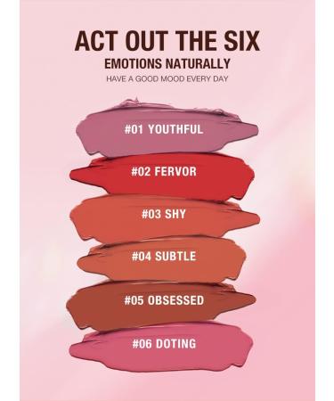 6 Colors Lipstick Glow Colour Bounce Blush Stick 3-In-1 Tint Buildable Waterproof Lightweight Blush Stick Cream Blends Perfectly Onto Skin Dainty For Eyes Lips & Cheeks Versatile Use (#05 Obsessed) - Buy Online on GoSupps.com