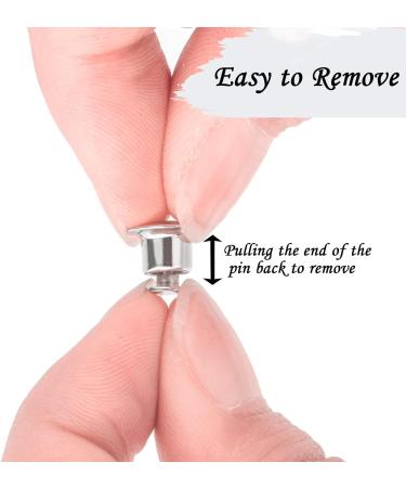 YGAOHF Locking Pin Backs 60 Pcs with Storage Case - Metal Pin Locks for Brooches & Lapel Pins - Buy Online on GoSupps.com