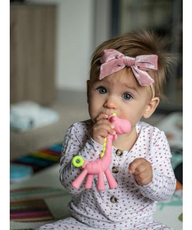 Ritalia Cooling Teething Ring for Babies - Natural Pink Teething Relief for Toddlers - Buy Online on GoSupps.com