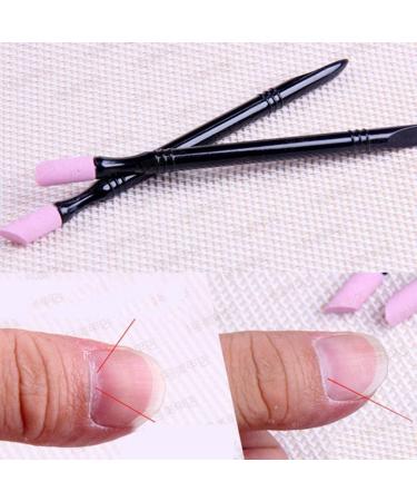 Yevison 1Pc Double-end Grinding Pen DIY Dead Skin Cuticle Remover Nail Art Tool Black Stylish and Popular - Buy Online on GoSupps.com