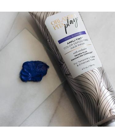 ORLANDO PITA PLAY Ampli-Tint Cool Blonde Hair Mask | Temporary Color Treatment & Shine Boost | 4 Fl Oz - Revive Color & Prevent Fading - Buy Online on GoSupps.com