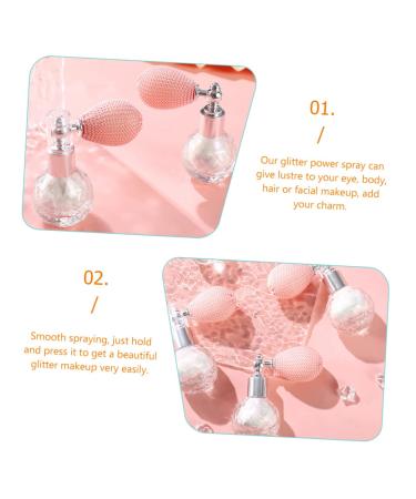FRCOLOR 4pcs High Gloss Glitter Highlighter & Body Spray - Sparkle Powder for Women | Luminous Makeup & Glitter Balloons - Buy Online on GoSupps.com
