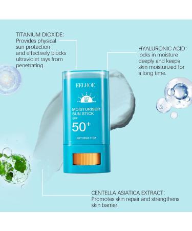 OLLZPJFPK Moisturizing Protective Stick Moisturizing Refreshing Non-sticky Waterproof UV Protection Moisturizing Skin Protective Stick - Buy Online on GoSupps.com