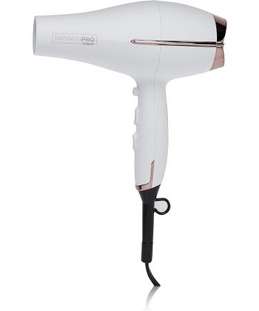 Conair 362C Infiniti Pro Tourmaline Ceramic Soft Touch Full Size Hair Dryer & Double Ceramic Flat Iron 1 Inch White/Rose Gold - Buy Online on GoSupps.com