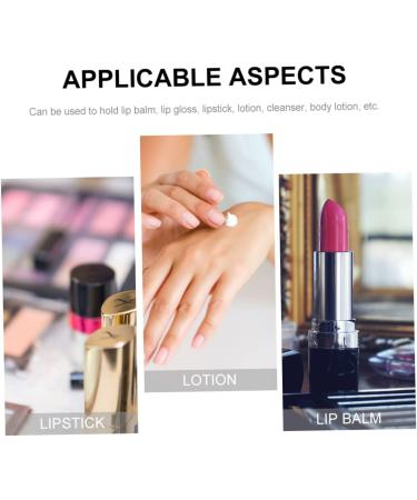 Mikinona 1pc Lipstick Tube Jars Tubes Portable Cosmetic Lip Natural Lip Balm Refillable Lip Balm Tube Container Mini Natural Lip Stain Natural Lip Gloss Refilling Light the Light Plastic - Buy Online on GoSupps.com