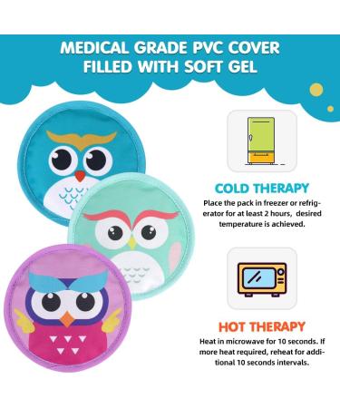 Buy Hilph K hlpads Kinder - 3 Pieces Cooling Pillow for Kids | Gel Coolpack for Toothache & Wisdom Teeth Relief | Cold Warm Compress by Three OWLS - Buy Online on GoSupps.com