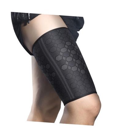 SUPVOX Thigh Protector Support for Basketball - Nylon 22.3x18cm Black - International Shipping Available - Buy Online on GoSupps.com