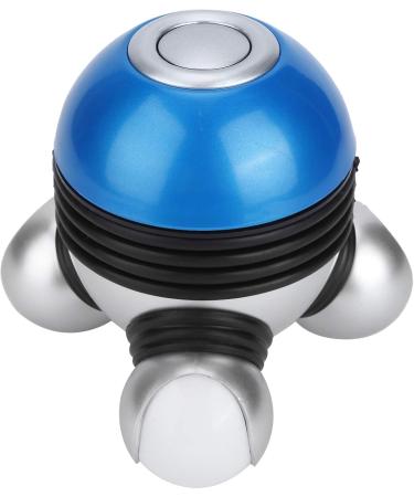 Portable Mini Neck & Body Massage Device - Vibration Massager with LED Light for Relaxation - Perfect for Home Use - Ideal for Head Neck Legs & Back (Blue) - Buy Online on GoSupps.com