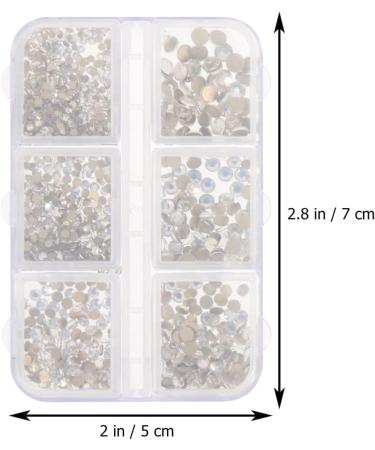 Beavorty 2 Boxes Nail Art Accessories beeds rhinestones for nails mushroom beads wax pencil for rhinestones nail diamonds nail glitter rhinestones nail art flake beads charms flat pp suite - Buy Online on GoSupps.com