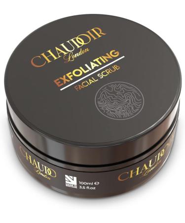 Chaudoir London Face Exfoliator Clears Pores Fades Scars Banishes Blackheads Enriched with Coconut Oil & Vitamin E 100ml - Buy Online on GoSupps.com
