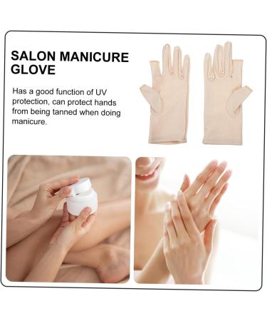 minkissy 1 Pair Ladies Sun Protection Gloves Mittens Gloves Gloves Riding Gloves Ladies Golf Gloves Summer Gloves UV Hand Glove UV Shield Gloves Salon Manicure Gloves Non-slip 21x7.5x0.8cm - Buy Online on GoSupps.com
