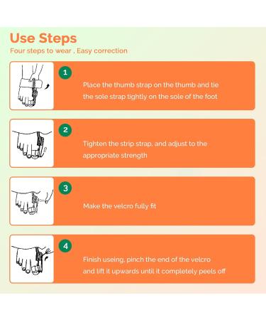 Bunion Corrector for Men & Women | Adjustable Bunion Splint & Toe Separator | Orthopedic Relief for Big Toe Pain (1PC - Buy Online on GoSupps.com