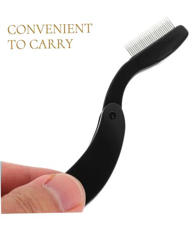 Premium Eyelash Comb & Eyebrow Brush Tool for Perfect Eye Makeup | Portable Beauty Accessories for Women - Buy Online on GoSupps.com