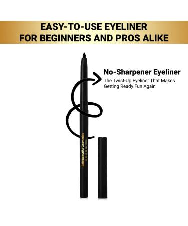 Bold Beautiful Cosmetics Mechanical Gel Eyeliner Pencil - Smudge-Proof, Waterproof, Long Lasting (Black) - Buy Online on GoSupps.com