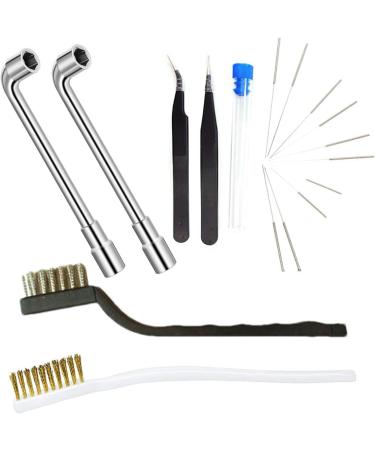1 Set 3D Printer Nozzle Cleaning Tool Cleaning Brush Tweezers and Cleaning Needle Pin 3D Printer Cleaner Storage Box - Buy Online on GoSupps.com