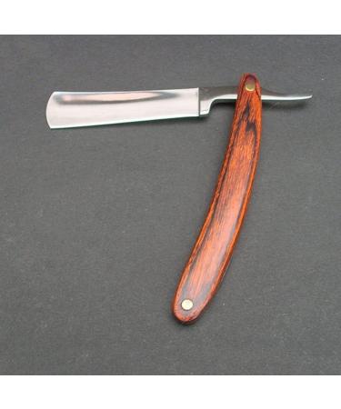 2PC Vintage Folding Straight Shaver - Manual Barber Razor with Wooden Handle for Classic Shaving - Buy Online on GoSupps.com