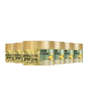 Pantene Pro-V Miracles Grow Strong Keratin Reconstruct Hair Mask 6 Pack 160ml