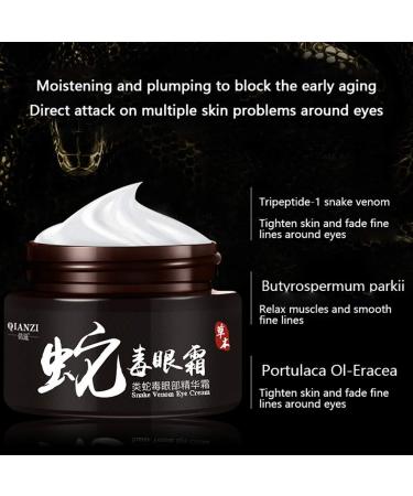 TIREOW Women Snake Venom Eye Cream | Remove Dark Circles & Wrinkles | Anti-Aging Eye Serum | Boosts Hydration & Radiance - Buy Online on GoSupps.com