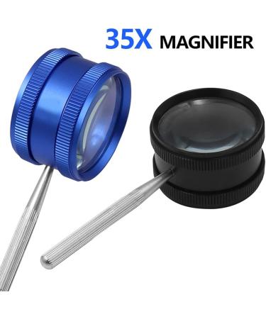 Seniors Kids Handheld Reading Magnifier Glass for Reading Soldering Inspection Magnifying Glass with Lens Cleaning Cloth Small Gift - Buy Online on GoSupps.com