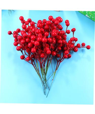 ABOOFAN 48 Pcs Christmas Greenery Garland Christmas Party Favors Artificial Pine Picks Christmas Floral Picks Red Berries Picks Christmas Berry Picks Diy Artificial Pine Tree Branch - Buy Online on GoSupps.com