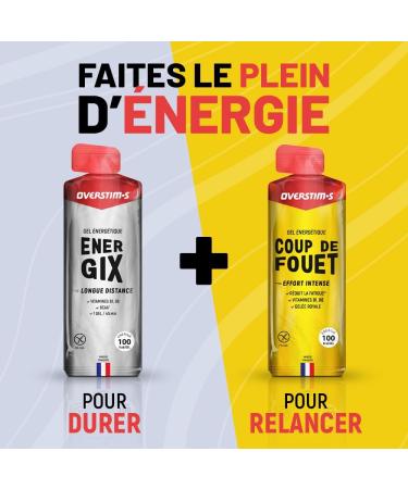  OVERSTIM.s OVERSTIM.s - Energix Gel (10 sachets) - Energy gel for sports (cycling running etc.) - Long-lasting energy (Glucose) - Buy Online on GoSupps.com