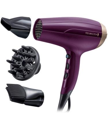 Remington Hair dryer ions light & more volume Your style (2300 W set incl. Styling nozzle diffuser hairline hairline booster for more volume 3 heating & 2 separate blower levels cooling level) D5219 2300W incl. Diffusor+hairline booster