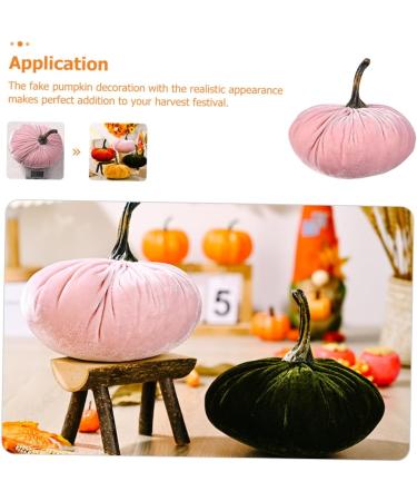 Zerodeko 2pcs Fabric Pumpkin Ornament Decor Fake Realistic Pumpkin Simulation Realistic Pumpkin Simulation Pumpkin False Pumpkin Faux Pumpkin Fake Pumpkin Ornaments Artificial Pvc - Buy Online on GoSupps.com