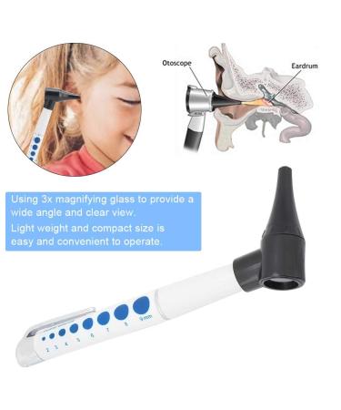 LED Otoscope - Professional Portable Ear Inspection Tool with Interchangeable Heads | Mini Endoscope for Ear Testing - Buy Online on GoSupps.com