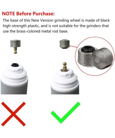 WWVVPet Replacement Grinding Wheel Heads for Dogs & Cats - 2 Pieces Nail Grinder Discs | Compatible with Too-zey & Other Brands - Buy Online on GoSupps.com