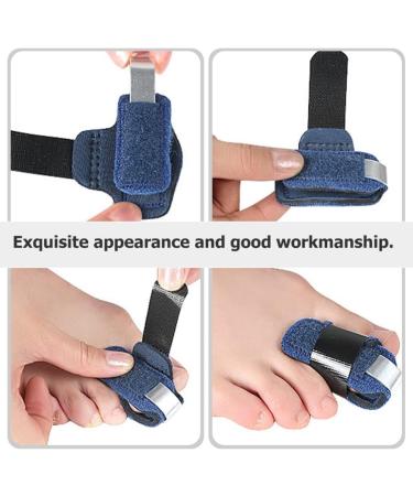 Healeved Toe Splint 2Pcs Set - Hammer Toe Straightener & Corrector for Crooked, Claw, Bent, Mallet Toe - Left Assorted Color - Buy Online on GoSupps.com