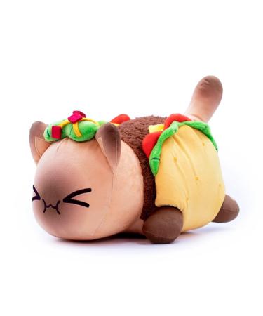 Meemeows Cat Food Plushies Meemeows Cat Plushies Aphmau Meemeows Plush Aphmau Plushies Cat Plushies Meemeows Cat Plush Cute Anime Cartoon Cat Stuffed Animal Figure Toy Plush Pillow Gift For Fans Kids Taco Cat