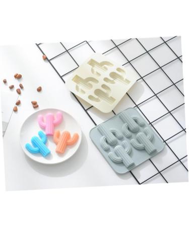 OUNONA Non-Stick Mold Silicone Chocolate Molds Fondant Silicone Cake Easy to Demold Mold Cacti Silicone Mold De para Gelatinas Tool Trays Tropical Themed Ice Cube Candy Desert Cake Mold medium Pink - Buy Online on GoSupps.com