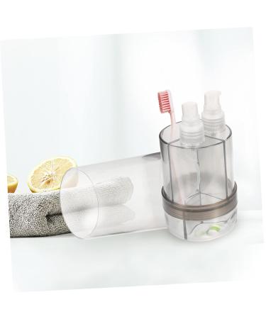 FOMIYES 2-Box Travel Bottle & Toothbrush Holder | Plastic Travel Cosmetic Organizer | Ideal for International Shipping - Buy Online on GoSupps.com