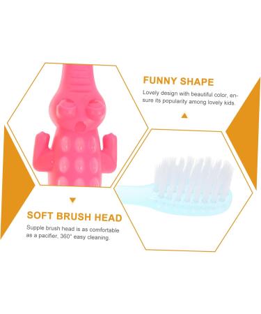 Buy Tovinanna 24 Stk Small Krokodil Toddler Toothbrush | Cartoon Training Brush for Ages 2-4 - Ideal for Kids' Dental Care - Buy Online on GoSupps.com