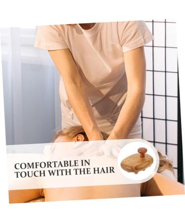 Fomiyes 2-Piece Natural Wood Massage Brush & Scalp Comb Set | Wooden Massage Tools for Relaxation & Scalp Care - Buy Online on GoSupps.com