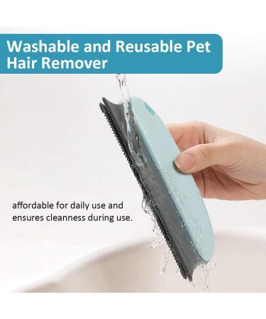 Hinotori Pet Hair Remover Brush - Dog & Cat Hair Comb for Furniture, Clothing, Car & Bed - Dark Blue - Buy Online on GoSupps.com