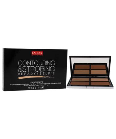 PUPA Milano #Ready4Selfie Contouring & Strobing Powder Palette | Illuminate & Sculpt | Paraben Free | 002 Medium - 0.61 Oz (Pack of 1 - Buy Online on GoSupps.com