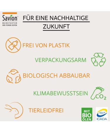  Savion Savion Hairpower Nettle Hair Soap Double Size 170 g for Strong and Shiny Hair with Organic Nettle and Olive Oil for Itching and Dandruff Made in Germany - Buy Online on GoSupps.com